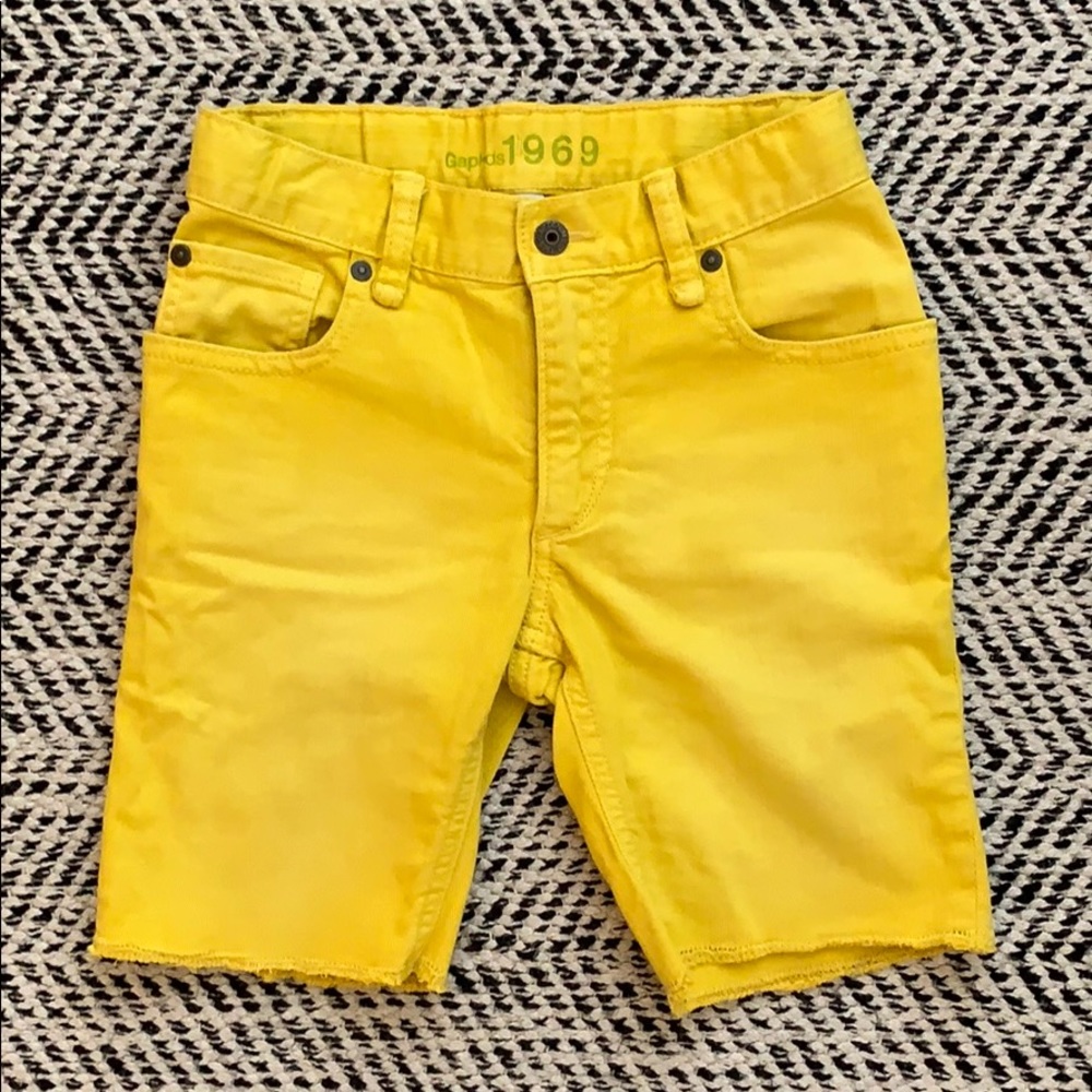 Gap Kids Yellow Denim Shorts
